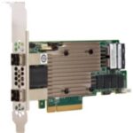 RAID-контроллер MegaRAID 9480-8I8e SGL (05-50031-00) PCIe 3.1 x8 LP, SAS/SATA/NVMe, RAID 0,1,5,6,10,50,60, 16port(2 * int SFF8643 + 2 * ext SFF8644), 4GB Cache, 3516ROC