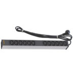 DP-RP-06-UKS 19" блок розеток (6 розеток типа UK), выключатель