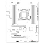 Материнская плата WS C422 DC /R1.03/LGA-2066,ATX,8DIMM,5PCIE (90SB08J0-M0XBN1)