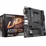 Материнская плата A520M S2H, Socket AM4, AMD A520, 2xDDR4-3200, D-SUB+DVI-D+HDMI, 1xPCI-Ex16, 2xPCI-Ex1, 4xSATA3(RAID 0/1/10), 1xM.2, 8 Ch Audio, GLan, (2+4)xUSB2.0, (4+2)xUSB3.2, 1xPS/2, mATX, RTL {10} (809720)