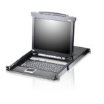 CL5708M-ATA-RG 8-портовый, PS/2, USB, VGA, КВМ-переключатель с ЖК дисплеем