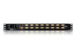 CL5716M-ATA-RG 16-портовый, PS/2, USB, VGA KVMP-переключатель с LCD-дисплеем, клавиатурой и тачпадом — изображение 2