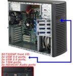 Корпус CSE-732D4F-903B Mid-tower, internalHDD(4)LFF/ 2x 5.25"/ 7xFH/ 1x900W(9.6" x 9.6", 12" x13", 12" x 10")/ no Backplane