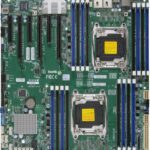 Материнская плата SuperMicro MBD-X10DRI-O, RTL {10} E-ATX LGA 2011 16x 288-pin DDR4 DIMM slots Up to 2TB† ECC 3DS LRDIMM, 1TB ECC RDIMM 10x SATA3 ports 5x USB 3.0 ports 6x USB 2.0 ports 3 PCI-E 3.0 x16 3 PCI-E 3.0 x8