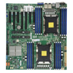 MBD-X11DPH-T-B E-ATX LGA 3647 Up to 2TB 3DS ECC RDIMM DDR4-2666MHz Up to 2TB 3DS ECC LRDIMM in 16 DIMM slots 10 SATA3 7 USB 3.0 ports 1 VGA port