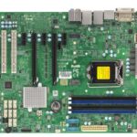 Материнская плата SuperMicro MBD-X11SAE-O ATX LGA 1151 DDR4 8xSATA3 8xUSB2.0 6xUSB3.0 DVI - D, DisplayPort, HDMI