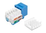 ЛЮ-МКС-6.9К25 Модуль коммутационный типа Keystone Кат.6, 90°, цвет синий — изображение 3