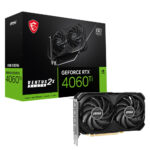 Видеокарта RTX4060Ti VENTUS 2X BLACK 8GB OC GDDR6 128-bit DPx3 HDMI ATX 2FAN GDDR6 3xDP HDMI 128bit PCI-E Gen4x8 RTL
