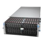 Платформа системного блока SuperMicro SSG-640SP-E1CR60 4U, 2x LGA4189 up to 205W, 16x DIMM DDR4 3200MHz, 60x 3.5" SAS3/SATA3 expander based backplane, 2x 2.5" SAS3/SATA3 rear, 2x 10GBase-T, AOM-S3616-S or AOM-SADPT-S needed, 2x 2000W