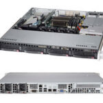 Платформа SYS-5018D-MTRF 1U, LGA1151, iC224, 4xDDR3, 4x3.5 HDD, 2x1GbE, IPMI, 1x PCIEx8, 2x400W (X10SLM-F, 813MTQ-R400B)