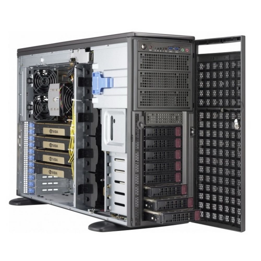 SYS-5049A-TR Платформа SYS-5049A-TR LGA3647, C621, 7xPCI-E, SVGA, SATA RAID,8xHS SAS/SATA, 10GbLAN+GbLAN, 12DDR4 2200W HS — изображение 1