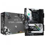 Материнская плата X570 STEEL LEGEND, Socket AM4, AMD X570, 4xDDR4-3200, HDMI+DP, 2xPCI-Ex16, 3xPCI-Ex1, 8xSATA3(RAID 0/1/10), 3xM.2, 8 Ch Audio, GLan, (0+4)xUSB2.0, (7+4)xUSB3.2, (1+0)xUSB3.2 Type-C™, 1xPS/2, ATX, RTL {10} (338904)