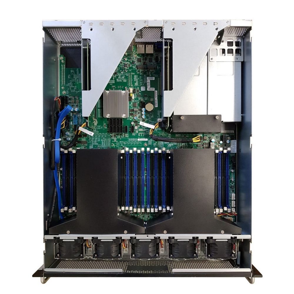 BP201-LX Серверная платформа BP201-LX 2U, 2x2.5" internal, Lynx (2xs3647,24xDDR4 DIMM, 2x1GbE, dedicated BMC port,2xM.2 NGFF),4xPClex16, 2x OCP 2.0 mezzanine, 800W 1+180+ Platinum, 28""slide rail — изображение 1