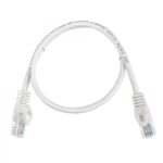 Кабель ACD Патч-корд ACD-LPU5C-5DW |ACD-LPU5C-5DW| Cat5e UTP 24AWG 4Pair, 7/0.18мм CU Белый, 0.5м