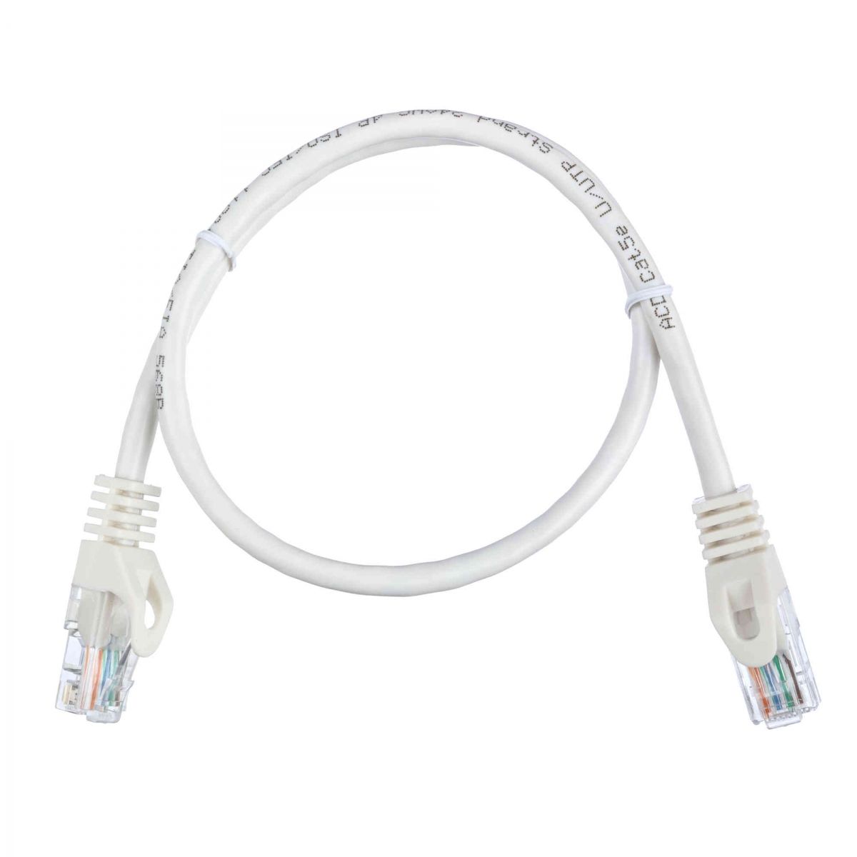 ACD-LPU5C-5DW Кабель ACD Патч-корд ACD-LPU5C-5DW |ACD-LPU5C-5DW| Cat5e UTP 24AWG 4Pair, 7/0.18мм CU Белый, 0.5м — изображение 1