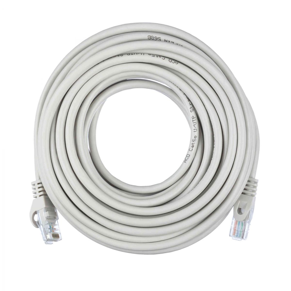 ACD-LPU5E-10M Кабель ACD Патч-корд ACD-LPU5E-10M |ACD-LPU5E-10M| Cat5e UTP 24AWG 4Pair, 7/0.18мм CCA Серый, 10м — изображение 1