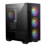 Корпус MSI MAG FORGE M100A Mini-Tower, MATX, 1xUSB 3.0, 2xUSB 2.0, 4x120mm Auto RGB Fan, Acrylic Window, Brown Box — изображение 5