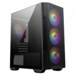 Корпус MSI MAG FORGE M100R Mini-Tower, MATX, 1xUSB 3.0, 2xUSB 2.0, 4x120mm ARGB Fan, ARGB Control Board, Tempered Glass Window, Brown Box