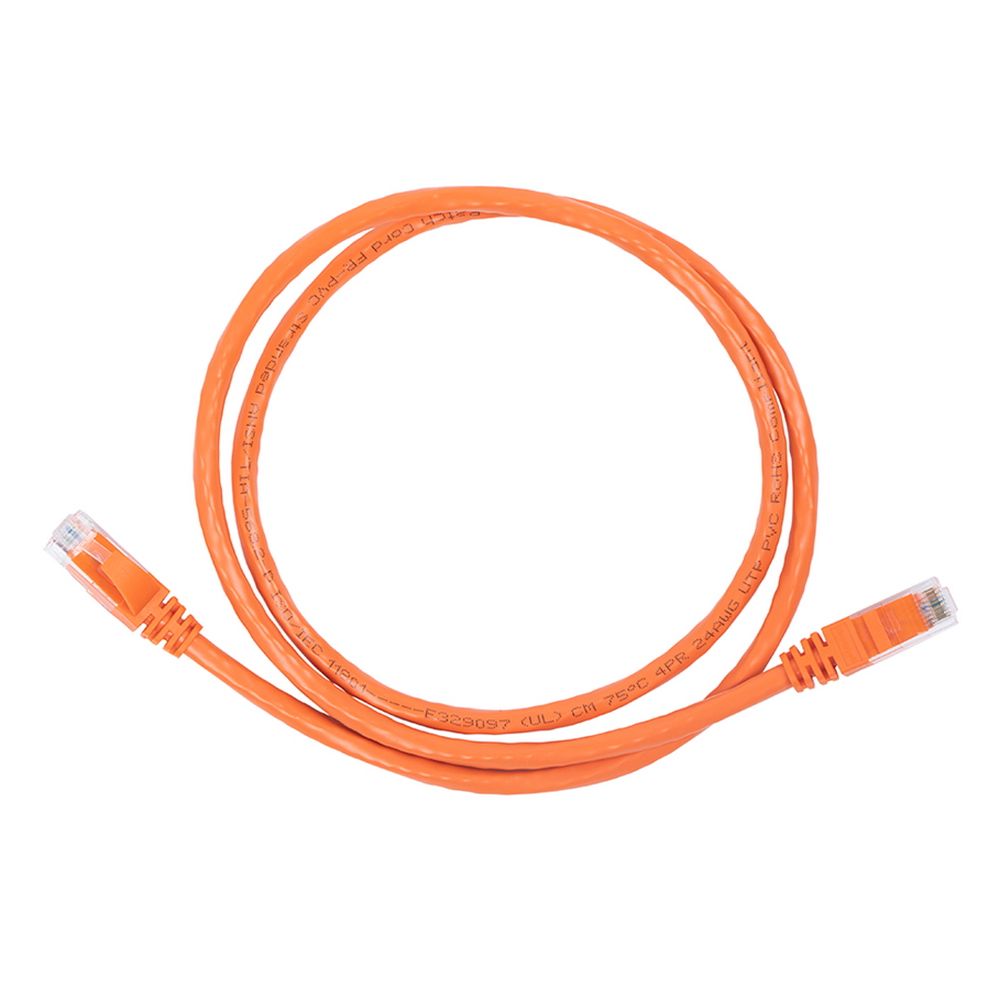 ACD-LPU6Z-10O Кабель ACD Патч-корд ACD-LPU6Z-10O |ACD-LPU6Z-10O| Cat6 UTP 26AWG 4Pair, CU, LSZH, Оранжевый, 1м — изображение 1