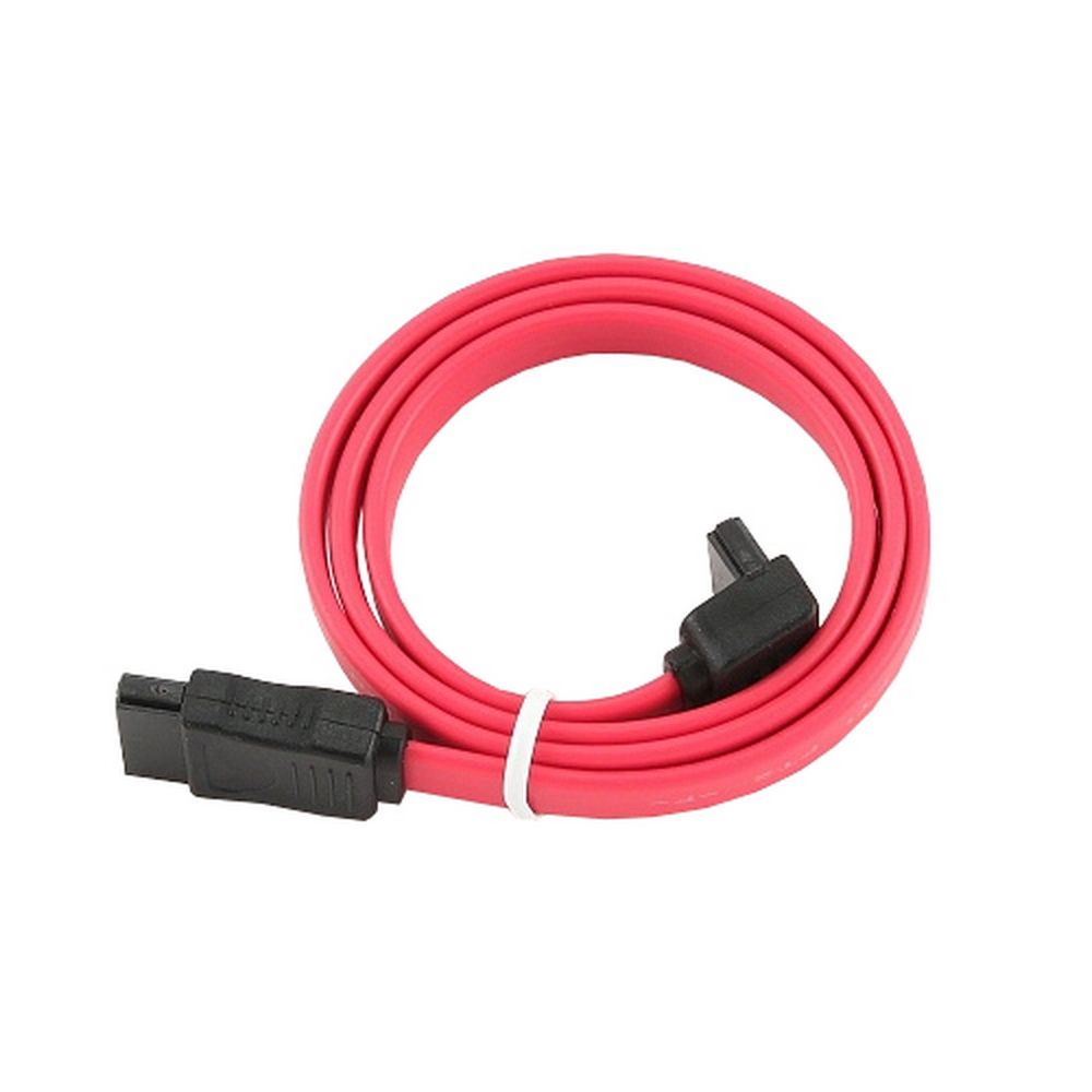 CC-SATA-DATA90 Кабель Cablexpert Кабель интерфейсный SATA Cablexpert CC-SATA-DATA90 50см, угловой разъем, 7pin/7pin, пакет (CC-SATA-DATA90) — изображение 1
