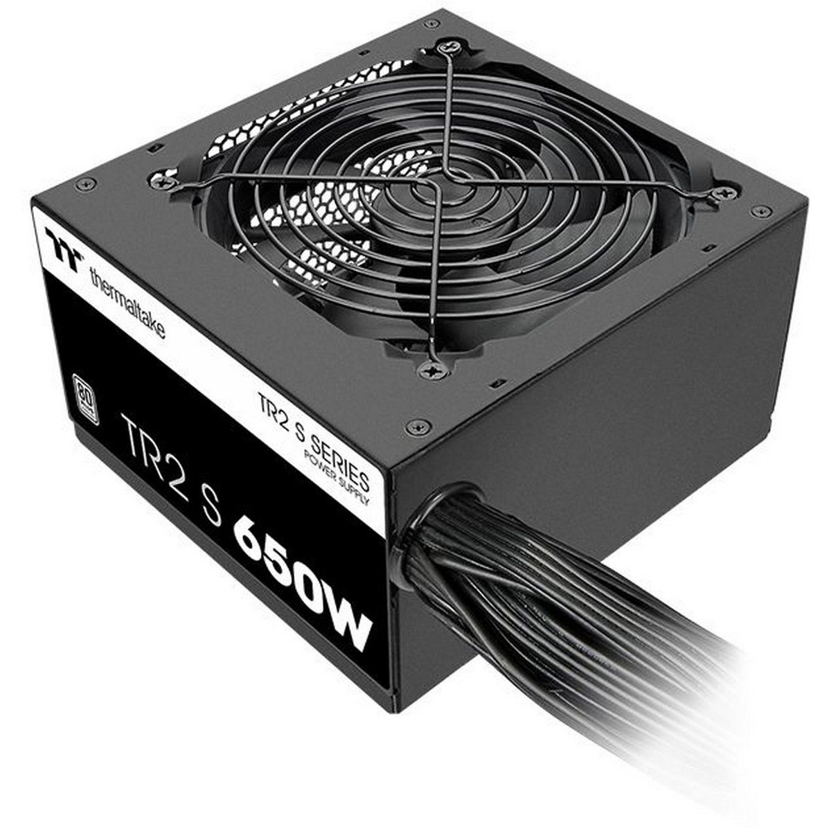 PS-TRS-0650NNSAW Блок питания ПК Thermaltake TR2 S 650 /0650W/Non Modular/Non Light/Single Voltage/Analog/80 Plus/EU/Non JP CAP/All Flat Cables — изображение 1