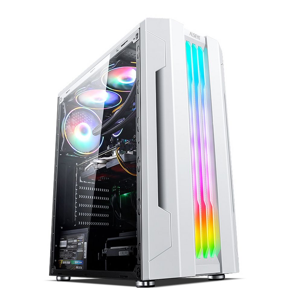 AS.07.0009 Корпус ALSEYE Корпус ALSEYE Auro 3.0-W Mini-ITX/Micro ATX/ATX, USB2.0*2+HD Audio+USB3.0*1, H.D.D.(3.5")*2pcs+S.S.D(2.5")*2pcs, 354*185*413mm — изображение 1