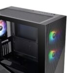Корпус Thermaltake Divider 370 TG ARGB/Black CA-1S4-00M1WN-00 /Win/SPCC/Tempered Glass*1/120mm ARGB PWM Fan*3 — изображение 4