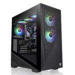Корпус Thermaltake Divider 370 TG ARGB/Black CA-1S4-00M1WN-00 /Win/SPCC/Tempered Glass*1/120mm ARGB PWM Fan*3 — изображение 2