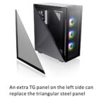 Корпус Thermaltake Divider 500 TG ARGB CA-1T4-00M1WN-01 Black/Win/SPCC/Tempered Glass*4/120mm ARGB Fan*3/120mm CA-1T4-00M1WN-01 Standard Fan*1 (527880) — изображение 6