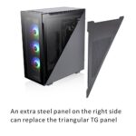 Корпус Thermaltake Divider 500 TG ARGB CA-1T4-00M1WN-01 Black/Win/SPCC/Tempered Glass*4/120mm ARGB Fan*3/120mm CA-1T4-00M1WN-01 Standard Fan*1 (527880) — изображение 5
