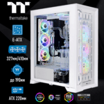 Корпус Thermaltake CA-1X8-00F6WN-01 CTE T500 TG ARGB Snow/White/Win/SPCC/Tempered Glass*2/CT140 ARGB Fan*3/Brown Box — изображение 2