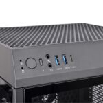 Корпус Thermaltake The Tower 200/Black/Win/SPCC/Tempered Glass*1/CT140 Fan*2/Color Box — изображение 5