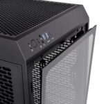 Корпус Thermaltake The Tower 200/Black/Win/SPCC/Tempered Glass*1/CT140 Fan*2/Color Box — изображение 3