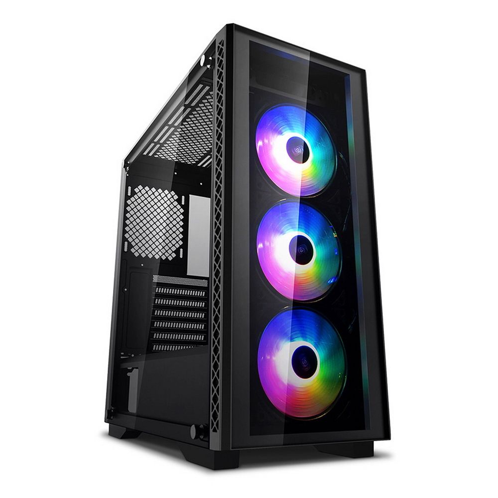 DP-ATX-MATREXX50-AR-3F-US Корпус Deepcool MATREXX 50 ADD-RGB 3F DP-ATX-MATREXX50-AR-3F-US (714033) E-ATX, CPU Height 160mm, VGA max 370mm, USB 2.0 x 2, USB 3.0 x 1, Audio x 1, Mic x 1, int. 3.5"x 2 , 2.5 " x 4, Ext. 5.25 "x 0, 3.5" x 0 — изображение 1