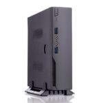 Корпус FoxLine Foxline FL-103-AD120-DC (2L) |FL-103-AD120-DC| mITX 120W ext., DC-converter, 2xUSB3.0, 1x40mmFan, |FL-103-AD120-DC| Black, VESA, powercord