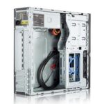 Корпус Foxline FL-203-GT-300 mATX case black, w/PSU TFX 300W 80+ bronze, w/2xUSB2.0+2xUSB3.0, w/pwr cord, w/ 8cm FAN — изображение 3