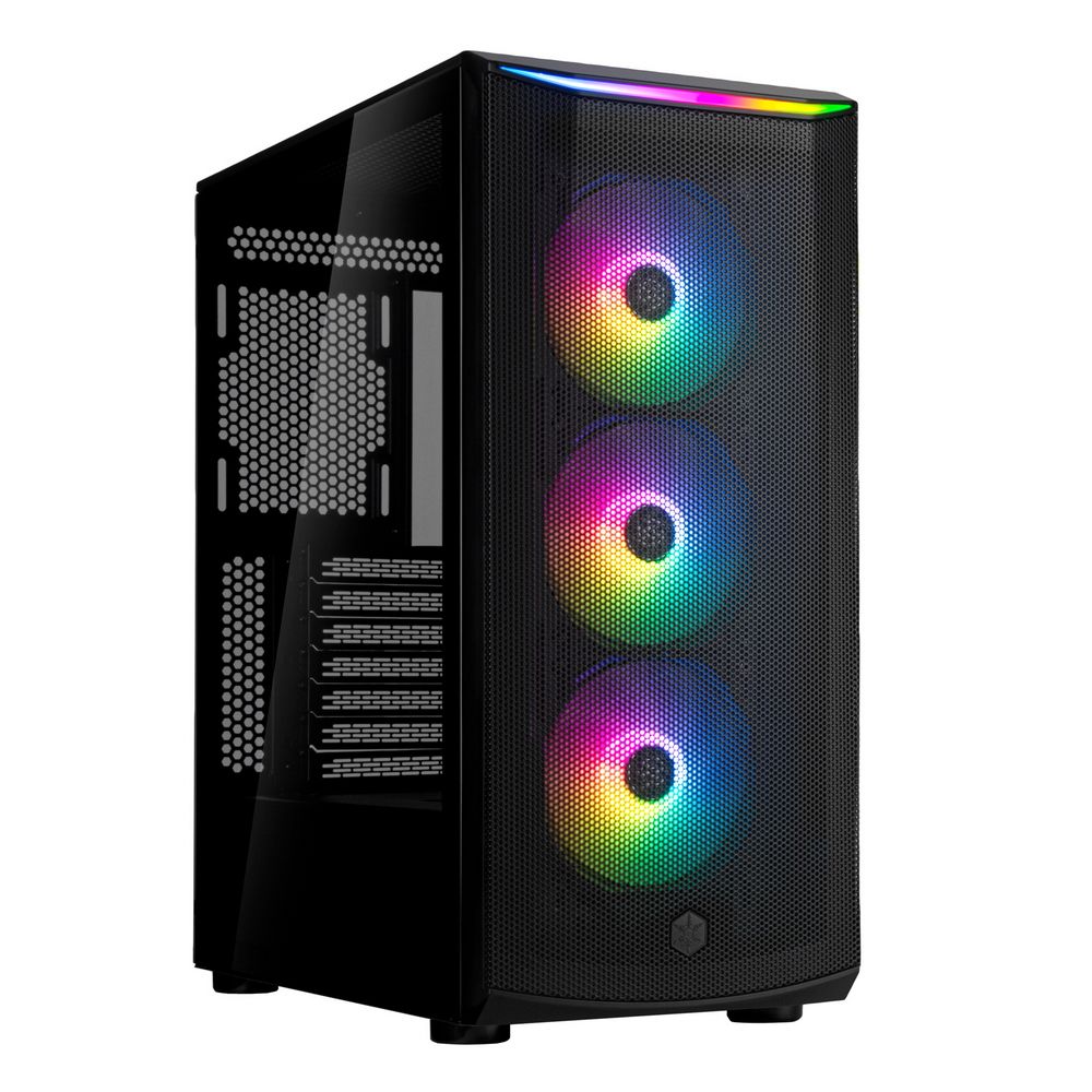 G41FA512ZBG0020 Корпус Silverstone G41FA512ZBG0020 High airflow ATX mid-tower chassis with dual radiator support and ARGB lighting High airflow ATX mid-tower chassis with dual radiator support and ARGB lighting — изображение 1