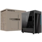 Корпус Gigabyte C200 Glass MidTower, ATX, USB3.0 x2, Audio I/O, Black, TG (551247) — изображение 3