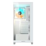 Корпус для ПК Gigabyte C500PI ST White, MidTower, ATX, Panoramic, USB-C x1, USB 3.0 x2, Audio I/O, Black, VGA 410mm, TG — изображение 4