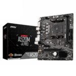 Материнская плата MSI A520M-A PRO A520, AM4, 2*DDR4, 1*PCIEx16, 1*PCIEx1, 1*M.2, 6*USB3.2Gen1, 6*USB2.0, 4*SATA3.0, 1G, DVI, HDMI, M-ATX, RTL