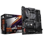 Материнская плата Gigabyte B550 AORUS ELITE AX V2, Socket AM4, AMD B550, 4xDDR4-3200, HDMI+DP, 3xPCI-Ex16, 1xPCI-Ex1, 4xSATA3(RAID 0/1/10), 2xM.2, 8 Ch Audio, 2.5GLan, WiFi, (2+4)xUSB2.0, (5+2)xUSB3.2, (0+1)xUSB3.2 Type-C™, ATX, RTL {8} (809904)