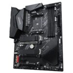 Материнская плата Gigabyte B550 AORUS ELITE AX V2, Socket AM4, AMD B550, 4xDDR4-3200, HDMI+DP, 3xPCI-Ex16, 1xPCI-Ex1, 4xSATA3(RAID 0/1/10), 2xM.2, 8 Ch Audio, 2.5GLan, WiFi, (2+4)xUSB2.0, (5+2)xUSB3.2, (0+1)xUSB3.2 Type-C™, ATX, RTL {8} (809904) — изображение 3