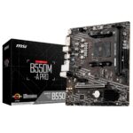 Материнская плата MSI B550M-A PRO B550, AM4, 2*DDR4, 1*PCIEx16, 1*PCIEx1, 1*M.2, 6*USB3.2Gen1, 6*USB2.0, 4*SATA3.0, 1G, DVI, HDMI, M-ATX, RTL — изображение 10