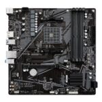 Материнская плата Gigabyte B550M K, Socket AM4, AMD B550, 4xDDR4-3200, HDMI+DP, 1xPCI-Ex16, 1xPCI-Ex1, 4xSATA3(RAID 0/1/10), 2xM.2, 8 Ch Audio, GLan, (4+2)xUSB2.0, (4+2)xUSB3.2, 1xPS/2, mATX, RTL {10} — изображение 4