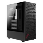 Корпус XPG VALOR AIR BLACK [VALORAIRMT-BKCWW] (Midi-Tower, черный, TG, 120mm fan*4)