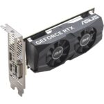 Видеокарта ASUS RTX3050 BRK OC 6GB GDDR6 96bit DVI-D DP HDMI 2FAN LP RTL [RTX3050-O6G-LP-BRK] — изображение 4