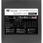 Блок питания ПК Thermaltake Smart W3 500 /Non Modular/Non Light/Full Range/Analog/80 Plus/EU/Non JP CAP/All Flat Cables/ATX 3.1 — изображение 8