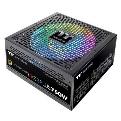 PS-TPI-0750F3FDGE-1 Блок питания Thermaltake Toughpower iRGB Plus 750 Gold TPI-750DH3FCG 750W, 80 Plus Gold, полностью модульный — изображение 1