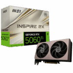 Видеокарта MSI RTX5060Ti INSPIRE 2X OC 16GB GDDR7 128bit 3xDP HDMI 2FAN RTL