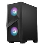 Корпус MSI MAG FORGE 100R Mid-Tower, ATX, 2xUSB 3.2, Audio I/O, 2x120mm ARGB Fan, 1x120mm black Fan, 6-ch Light controller, Front metal MESH, Up to 330mm GPU, Tempered Glass (676407) — изображение 3